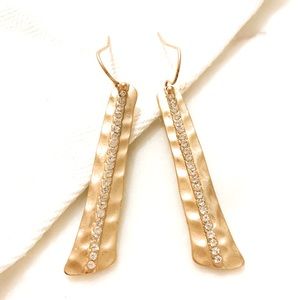 Gold earrings